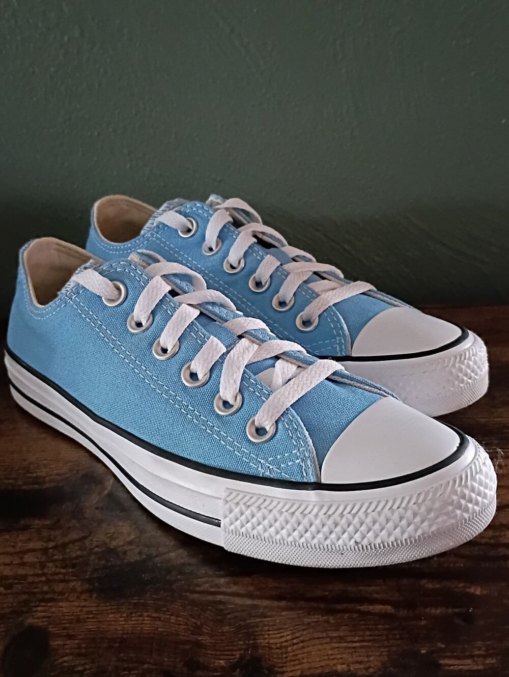 Converse All Star Low Top Chucks Womens 6.5/Mens 4.5 Blue Unisex Sneaker Shoe